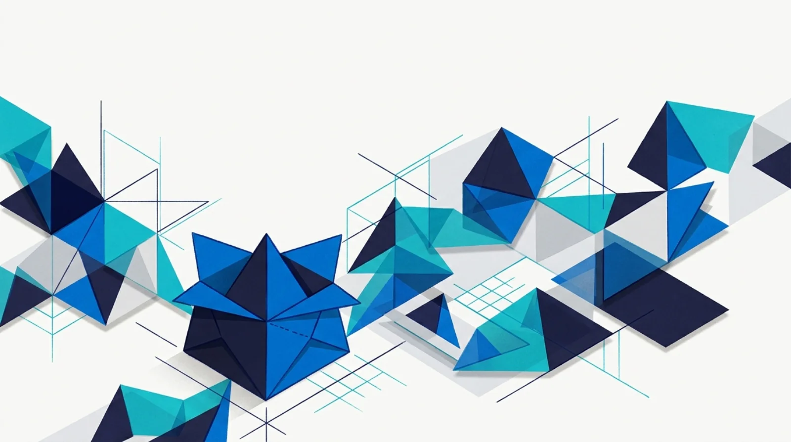 Editorial illustration of a generative AI application embedded in a working process with guardrails.