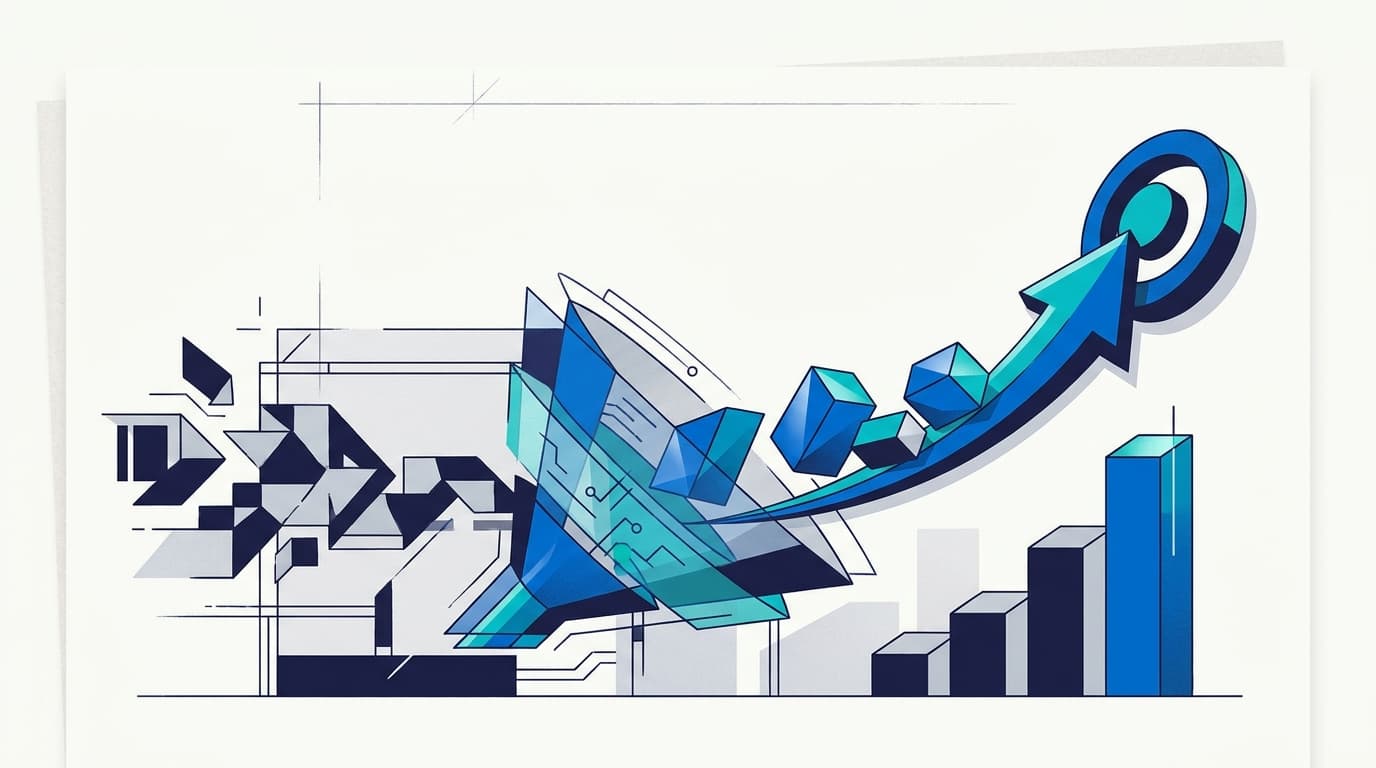 Editorial illustration for Lead scoring model lifts sales conversion by 20%