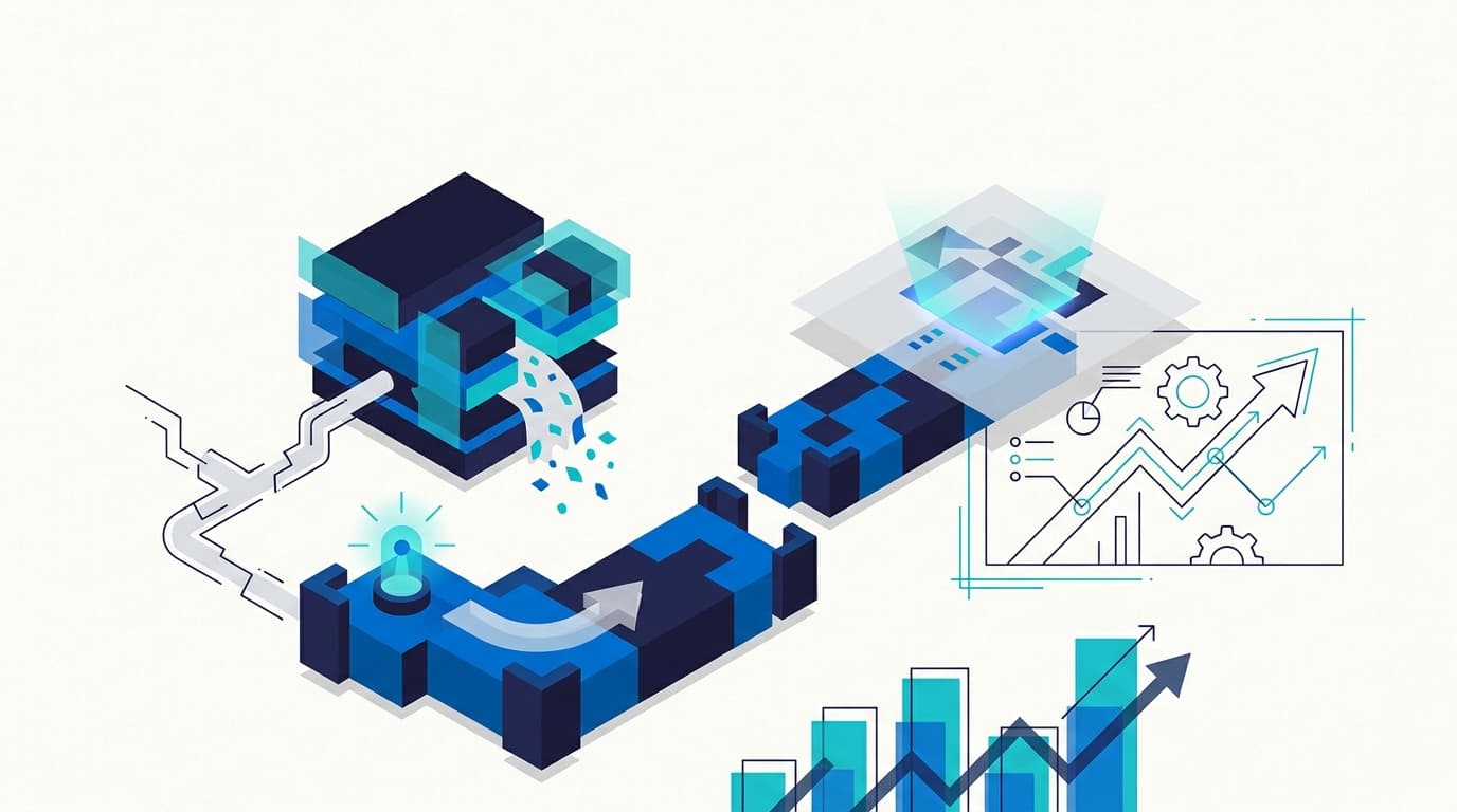 Editorial illustration for Predicting renewals and reducing churn at scale